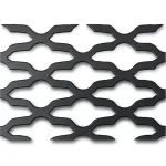Hot Rolled Expanded Metal Mozakhraf Design 1.8 mm Thickness 2.44 M Width 1 M Length