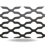Hot Rolled Expanded Metal Mesh 1.8 mm Thickness, 2.44 M Width, 2 M Length, Mozakhraf Shape