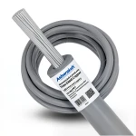 سلك مفرد نحاس مجدول 1/0 AWG مطلي قصدير، 1000 فولت، عزل PVC +105°C رمادي، طول 500 قدم | شركة كابلات الشرقية للصناعة