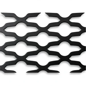 Hot Rolled Expanded Metal Sheet Flattened, Mozakhraf Shape, Wire Diameter 1.8 mm, Size 2.44×5 meter