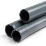 انابيب بلاستيك UPVC ضغط 15 بار مقاس 6 إنش سماكة 12.5 ملم لون رمادي غامق