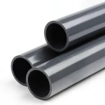 انابيب بلاستيك UPVC كلاس 6 مقاس 3/8 إنش سمك 2.8 مم لون رمادي غامق