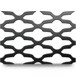 Hot Rolled Expanded Metal 2.7 mm Thickness, Size 1.22×1 m, Mozakhraf Design