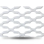 Hot Rolled Expanded Metal Mesh 2.7 mm Wire Diameter, Size 1.22×2 m, Mozakhraf Form