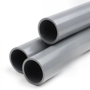 أنابيب بلاستيك UPVC كلاس 0 مقاس 3 إنش سمك 2.2 مم لون رمادي