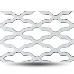 Hot Rolled Expanded Mesh Mozakhraf Shape Wire Diameter 2.7 mm Size 1.22×3 m