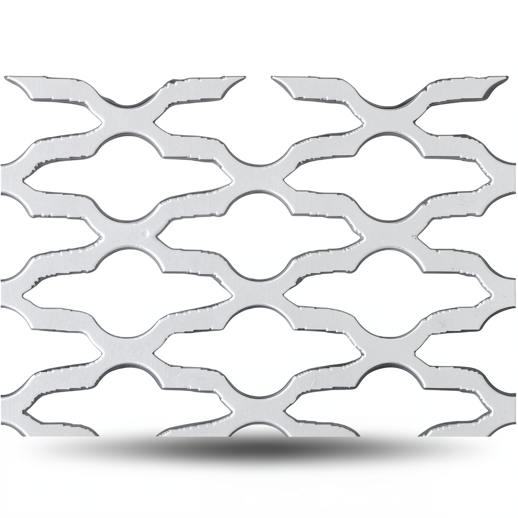 Hot Rolled Expanded Mesh Mozakhraf Shape Wire Diameter 2.7 mm Size 1.22×3 m
