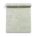 Floral Wallpaper 10 m x 0.53 m Pale Green, Model 221303