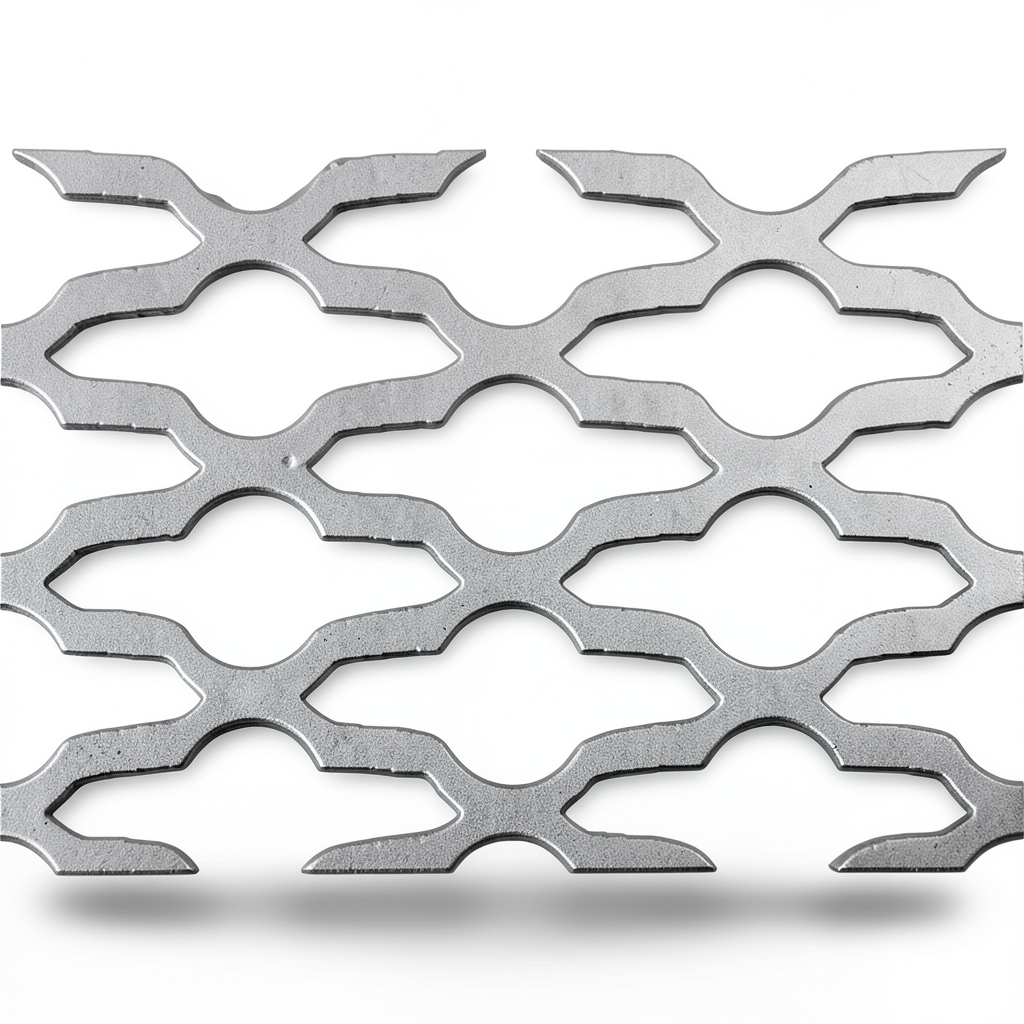 Hot Rolled Expanded Sheet Mozakhraf Design 2.7 mm Thickness 1.22 M Width 4 M Length