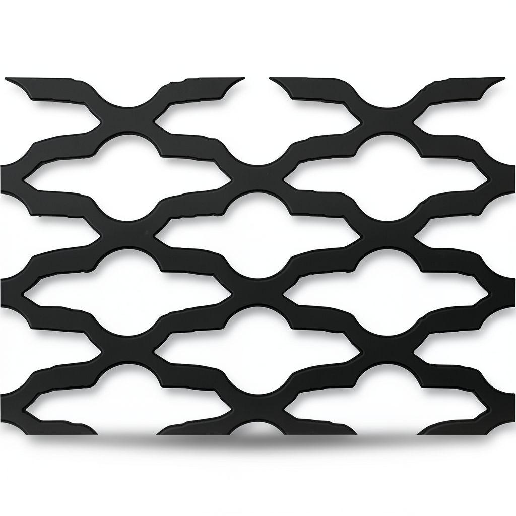 Hot Rolled Expanded Metal 2 mm Thickness, Size 2.44×1 m, Mozakhraf Design