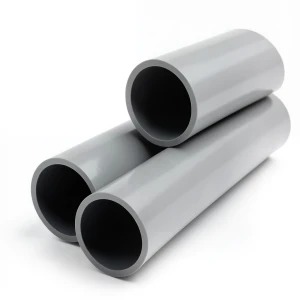 UPVC Plastic Pipe Class 0 Size 8 inch Thickness 3.7 mm Gray Color