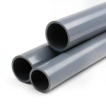 انابيب بلاستيك UPVC كلاس 6 مقاس 1/4 1 إنش سمك 4.2 مم لون رمادي غامق