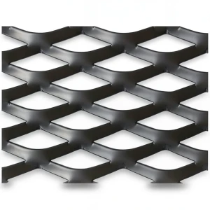 Hot Rolled Black Steel Expanded Metal Mesh Thickness 2.7 mm Width 1.22 m Length 7 m