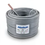 سلك مفرد 2/0 AWG نحاس مجدول عزل PVC +105°C رمادي، 1000 فولت، طول 500 قدم | شركة كابلات الشرقية للصناعة