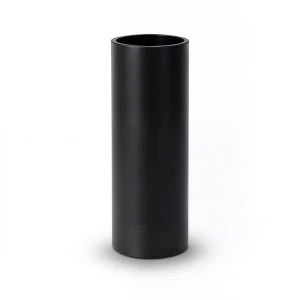 High Density Polyethylene Pipe Pressure 20 Bar PE 100 Outer Diameter 75 mm Thickness 9.4 mm Black