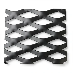 Hot Rolled Black Steel Expanded Metal Mesh Thickness 2.8 mm Width 1.22 m Length 4 m