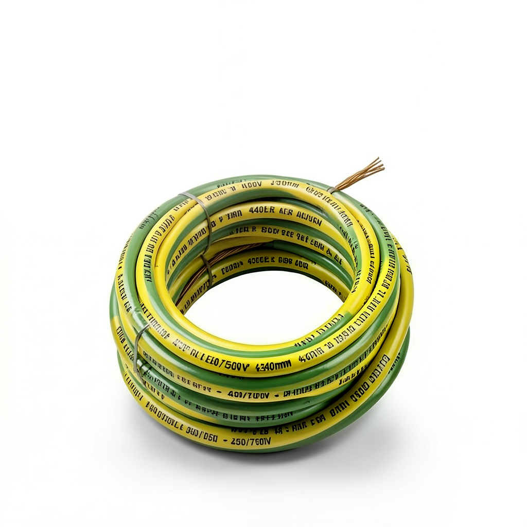Flexible Copper Earthing Wire 240mm 450/750V Yellow/Green | Jeddah Cables Company