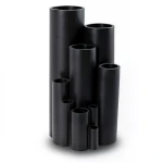 High Density Polyethylene Pipe Pressure 20 Bar PE 100 Size 110 mm Thickness 13.7 mm Black