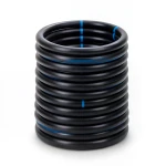 High Density Polyethylene Coil Pipe Pressure 20 Bar PE 100, 160 mm OD, 19.8 mm Thickness, Black