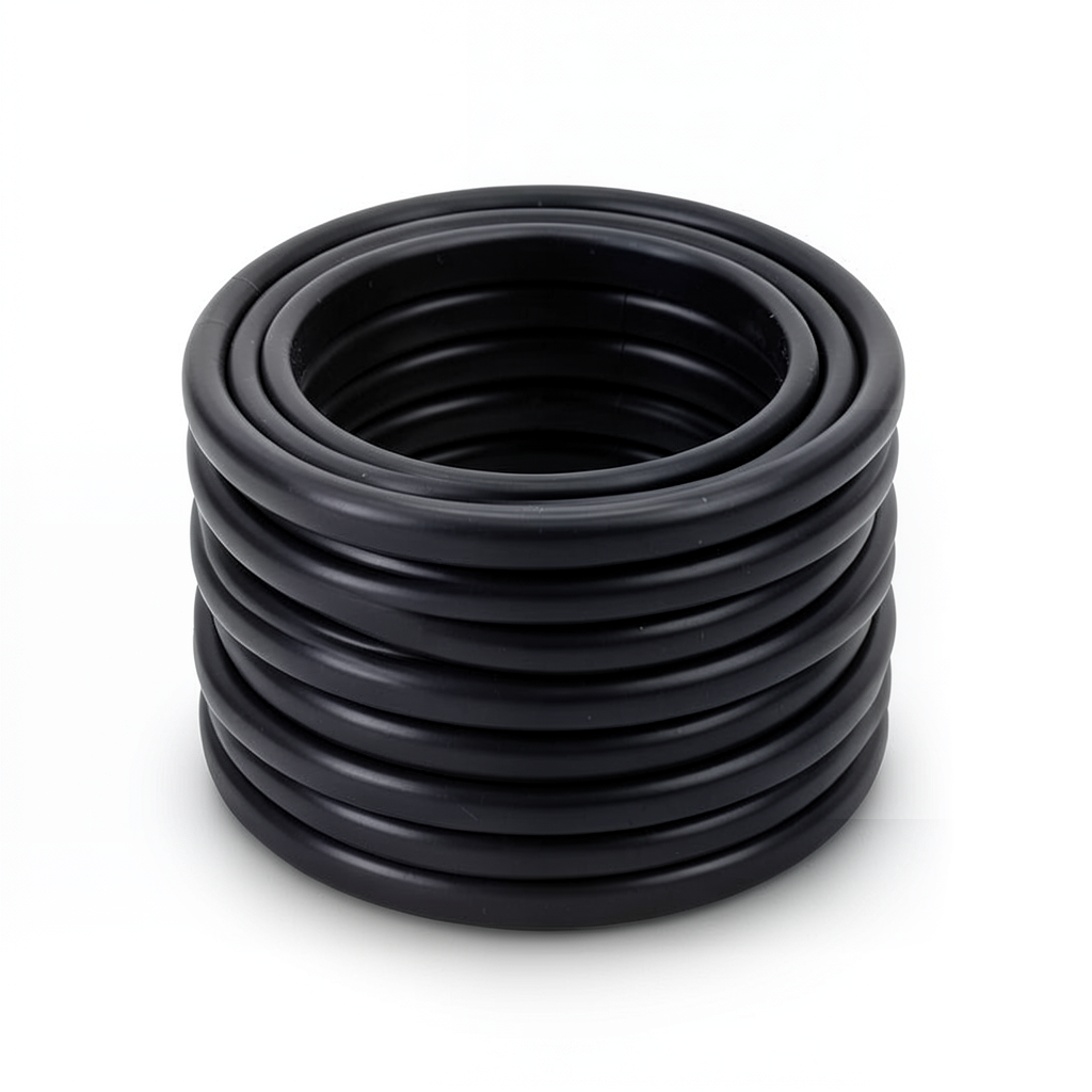 لفة أنابيب HDPE ضغط 20 بار PE 100 مقاس 180 مم سماكة 22.3 مم لون أسود