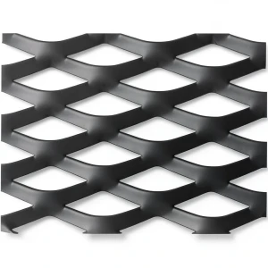 Hot Rolled Black Steel Expanded Metal Mesh Thickness 2.8 mm Width 1.22 m Length 7 m