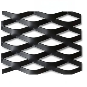 Hot Rolled Black Steel Expanded Metal Mesh Thickness 3 mm Width 1.22 m Length 1 m