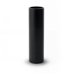 أنابيب HDPE ضغط 4 بار PE 100 مقاس 200 ملم سماكة 5.5 ملم لون أسود