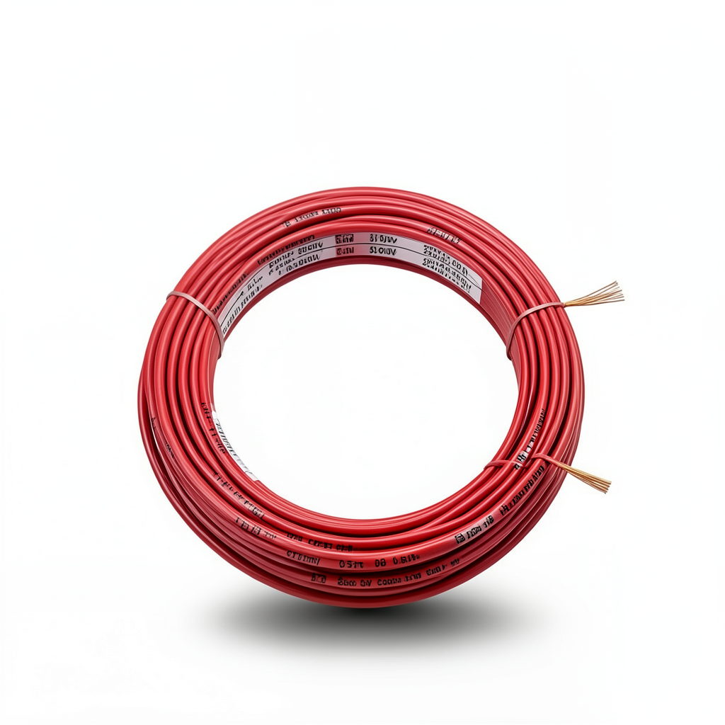 Flexible Copper Wire 0.5mm Size 300/500V PVC Insulation Red | Jeddah Cables Company