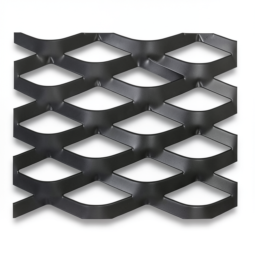 Hot Rolled Black Steel Expanded Metal Mesh Thickness 3 mm Width 1.22 m Length 5 m