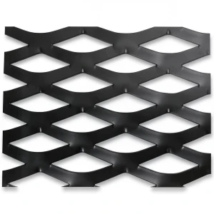 Hot Rolled Black Steel Expanded Metal Mesh Thickness 2.8 mm Width 1.22 m Length 7 m