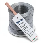 سلك مفرد 14 AWG نحاس مجدول 1000 فولت معزول PVC +105°C رمادي طول 2500 قدم | شركة كابلات الشرقية للصناعة