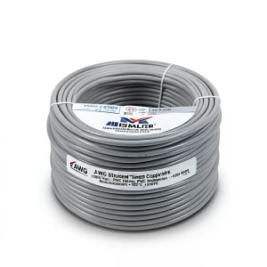 لفة سلك مفرد نحاس مجدول 2 AWG مطلي قصدير 1000 فولت، عزل PVC +105°C رمادي 500 قدم | شركة كابلات الشرقية للصناعة