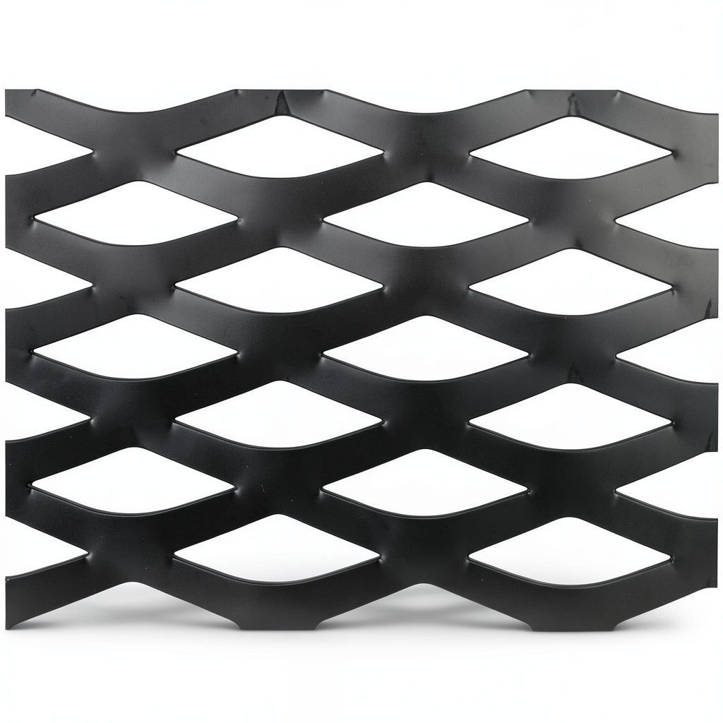 Hot Rolled Black Steel Expanded Metal Mesh Thickness 3 mm Width 1.22 m Length 6 m