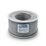 سلك كهرباء مفرد 4 AWG نحاس مجدول 1000 فولت، عازل PVC +105°C رمادي، طول 500 قدم | شركة كابلات الشرقية للصناعة