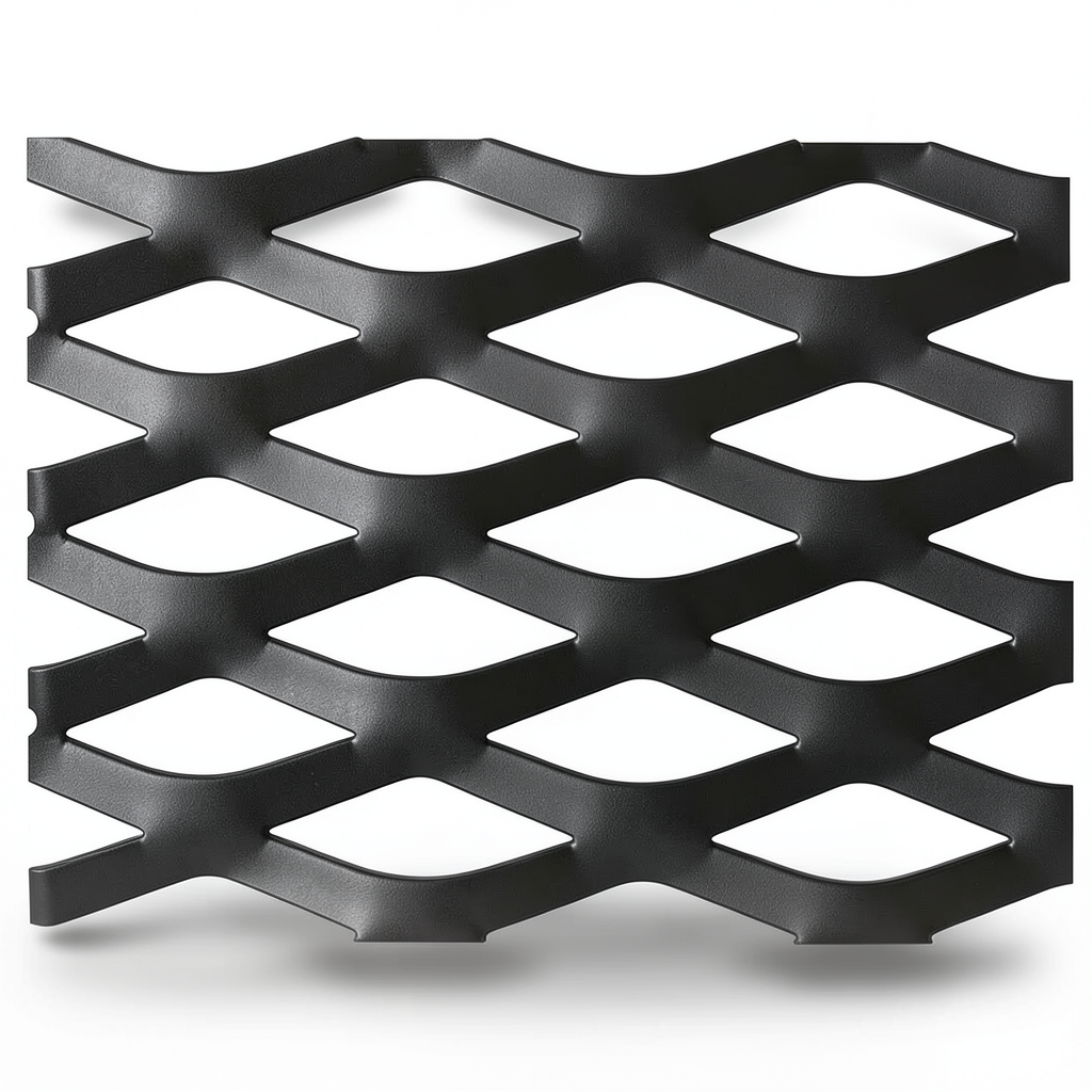 Hot Rolled Black Steel Expanded Metal Mesh Thickness 3 mm Width 1.22 m Length 7 m
