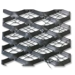 Hot Rolled Black Steel Expanded Metal Mesh Thickness 3.8 mm Width 1.22 m Length 2 m