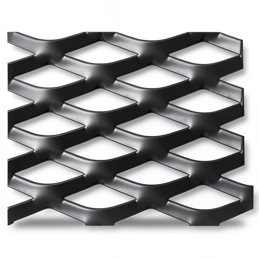 Hot Rolled (Black) Steel Expanded Metal Mesh Thickness 3.8 mm Width 1.22 m Length 3 m