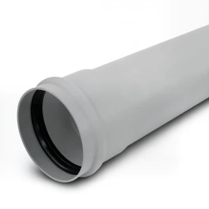 أنابيب بلاستيك UPVC كلاس 4 ضغط 10 بار، مقاس 32 مم، سماكة 1.8 مم، لون رمادي