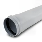 UPVC Plastic Pipe PN 10 Bar Class 4, Thickness 1.9 mm, Size 40 mm, Grey Color