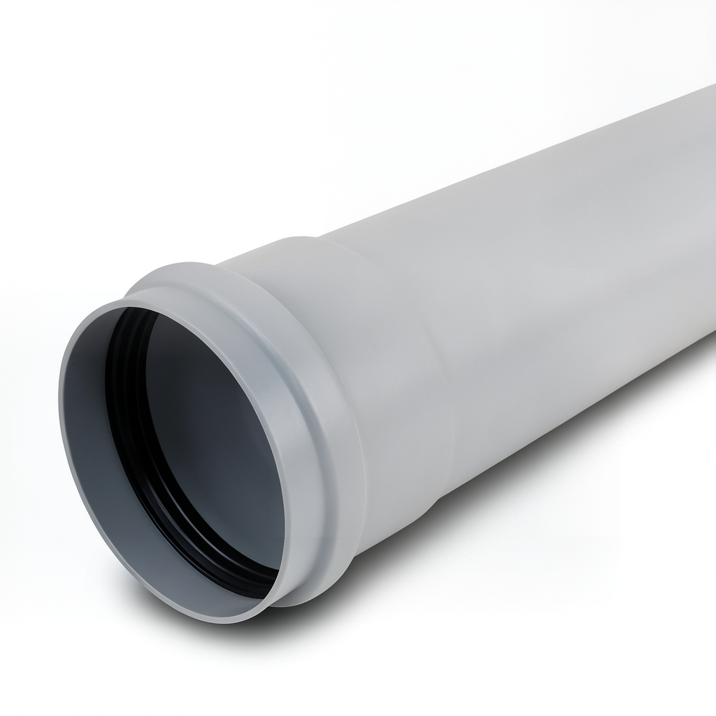 UPVC Plastic Pipe PN 10 Bar Class 4, Thickness 1.9 mm, Size 40 mm, Grey Color