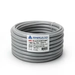 سلك كهرباء مفرد 1 AWG نحاس مجدول 1000 فولت، عازل PVC +105°C رمادي، طول 500 قدم | شركة كابلات الشرقية للصناعة