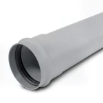 UPVC Plastic Pipe Grey Color PN 10 Bar Class 4, Size 50 mm, Thickness 2.4 mm