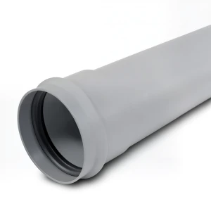 UPVC Plastic Pipe Grey Color PN 10 Bar Class 4, Size 50 mm, Thickness 2.4 mm