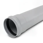 UPVC Plastic Pipe Grey Color PN 10 Bar Class 4, Size 50 mm, Thickness 2.4 mm