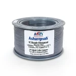 سلك مفرد 2/0 AWG نحاس مجدول عزل PVC +105°C رمادي، 1000 فولت، طول 500 قدم | شركة كابلات الشرقية للصناعة