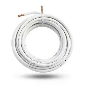 سلك مجدول CU/PVC مساحة مقطع 1.5mm، 450/750 فولت، لون أبيض | شركة كابلات جدة