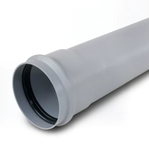 UPVC Pipe 8.6 mm Thickness 180 mm Diameter PN 10 Bar Class 4 Grey