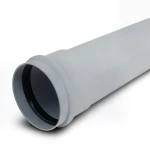 UPVC Pipe 8.6 mm Thickness 180 mm Diameter PN 10 Bar Class 4 Grey