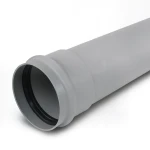 UPVC Pipe Thickness 9.6 mm, Outside Diameter 200 mm, PN 10 Bar Class 4, Grey Color