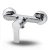 Shower Mixer Weight 1.75 kg Chrome Color - Image 1